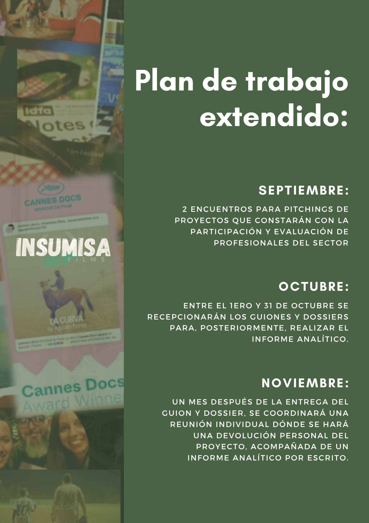 Taller de escritura de guion cinematográfico y series